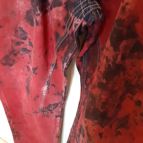 NWOT A. TIZIANO TYE DYE RIDING JEANS - Picture 5 of 15
